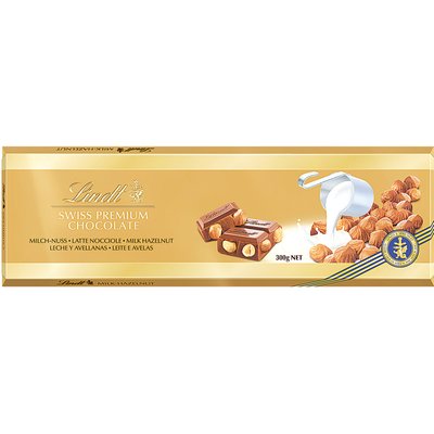 LINDT GOLD TÁBLÁS MOGYORÓS TEJCSOKOLÁDÉ termékképe