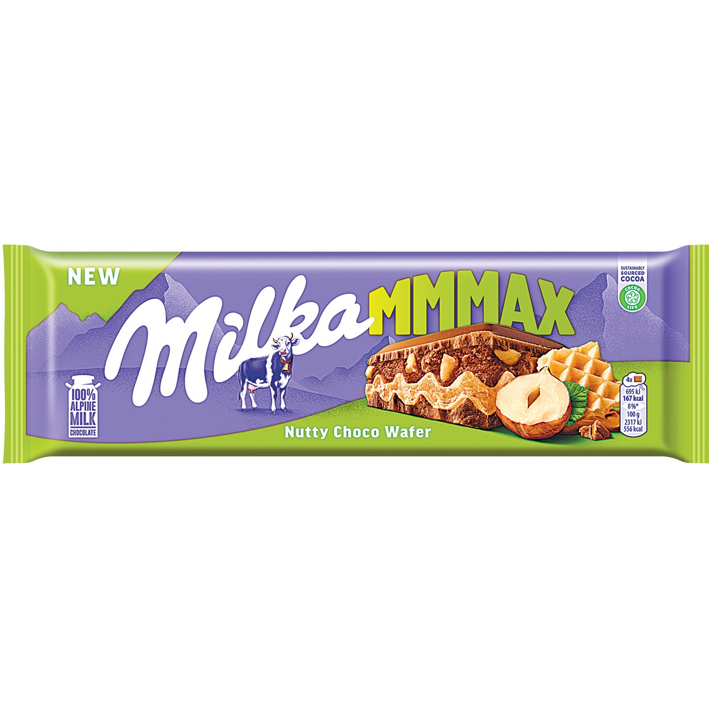 Milka Nutty Choco Wafer Csokoládé