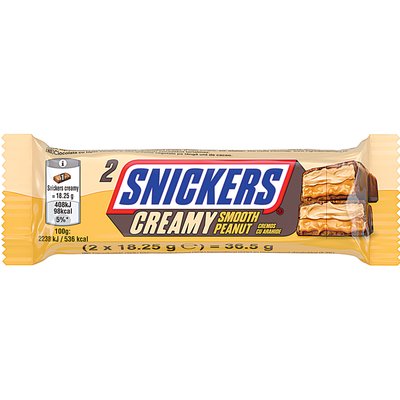 SNICKERS CREAMY SMOOTH PEANUT termékképe