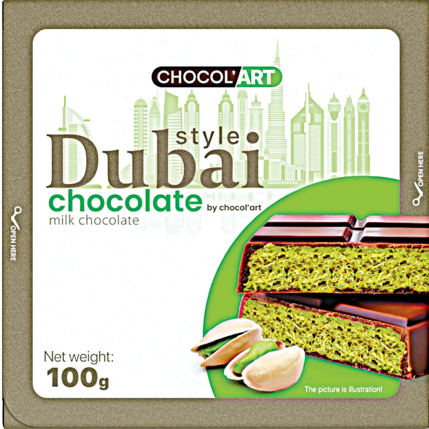 Chocolart Dubai Csokoládé
