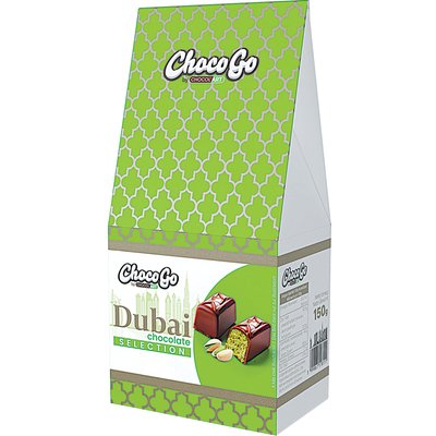 Image of CHOCOLART DUBAI PISZTÁCIA KRÉMMEL TÖLTÖTT PRALINÉ