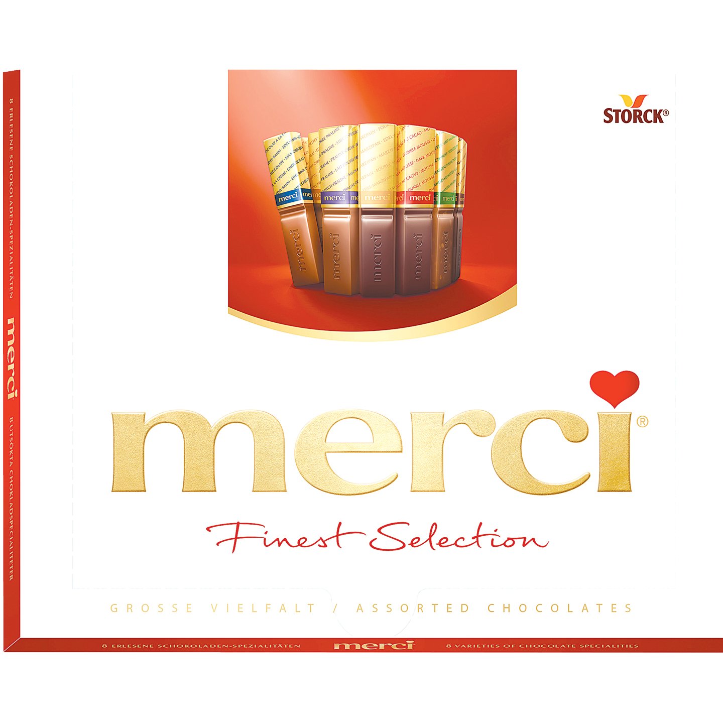Merci Piros Csokoládé Desszert