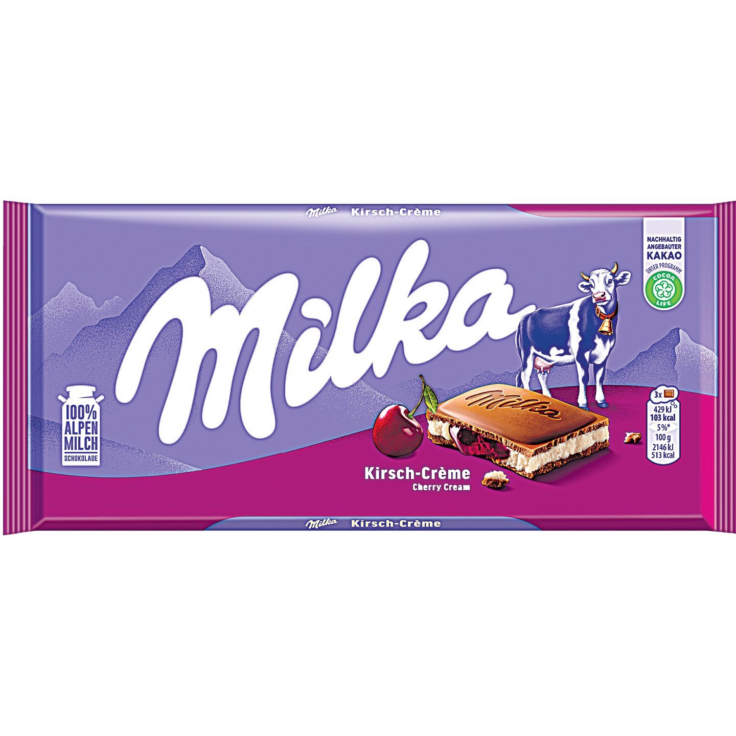 Milka Milka Cherry Csokoládé