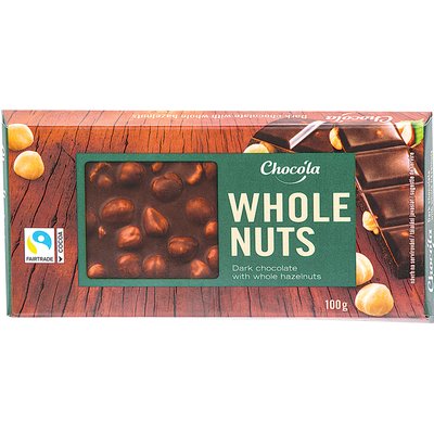 CHOCOLA EGÉSZ MOGYORÓS CSOKOLÁDÉ termékképe