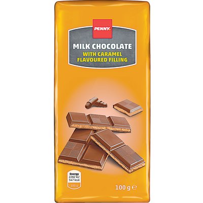 PENNY TÖLTÖTT TEJCSOKOLÁDÉ termékképe