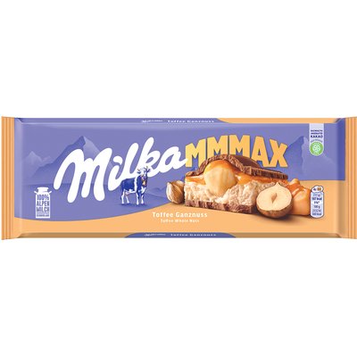 MILKA TOFFEE-EGÉSZMOGYORÓS CSOKOLÁDÉ termékképe