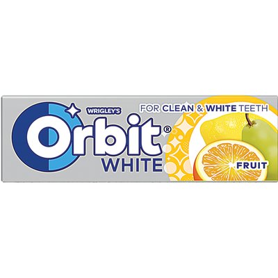 ***ORBIT WHITE FRUIT DRAZSÉ 14G termékképe