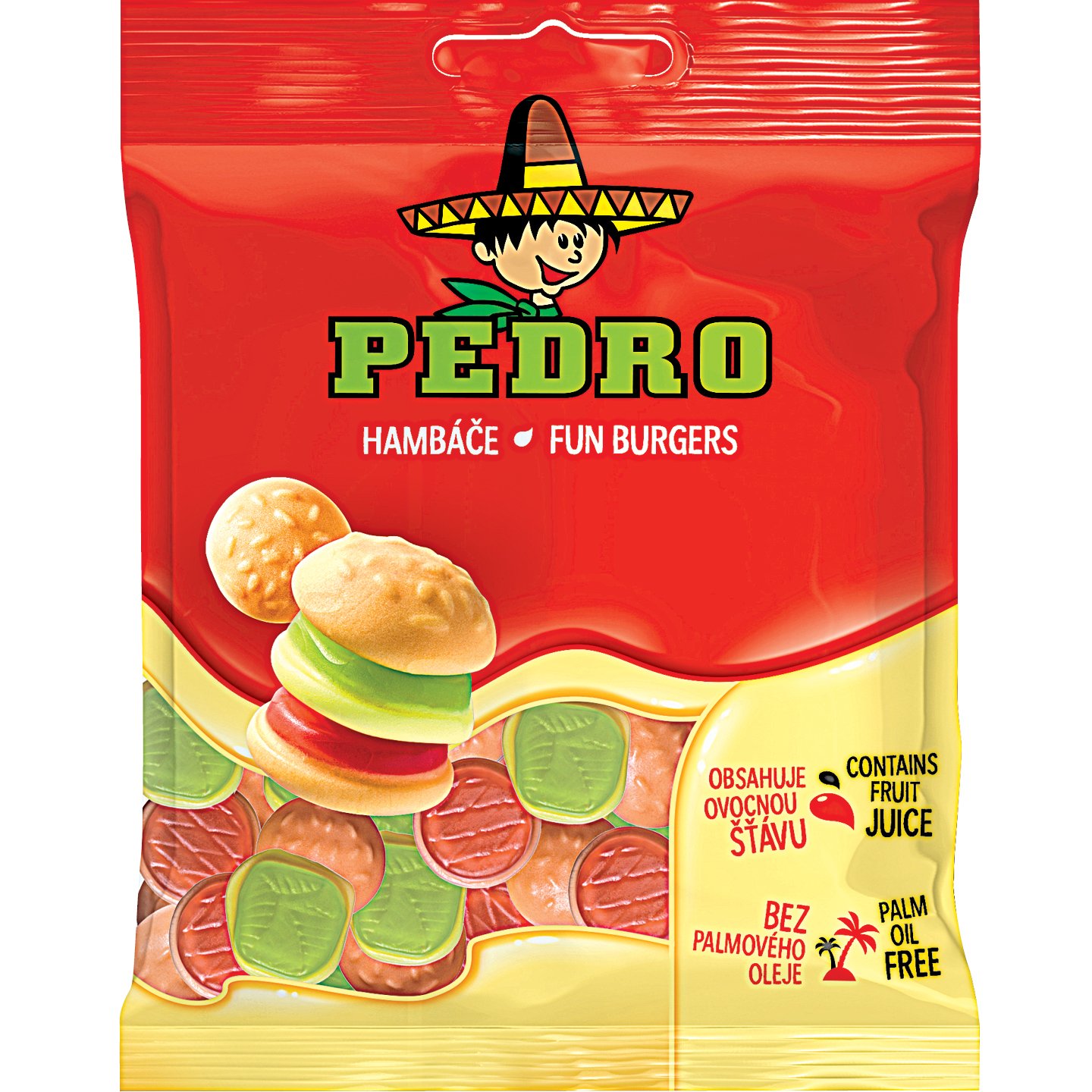 Pedro Fun Burgers Gumicukor