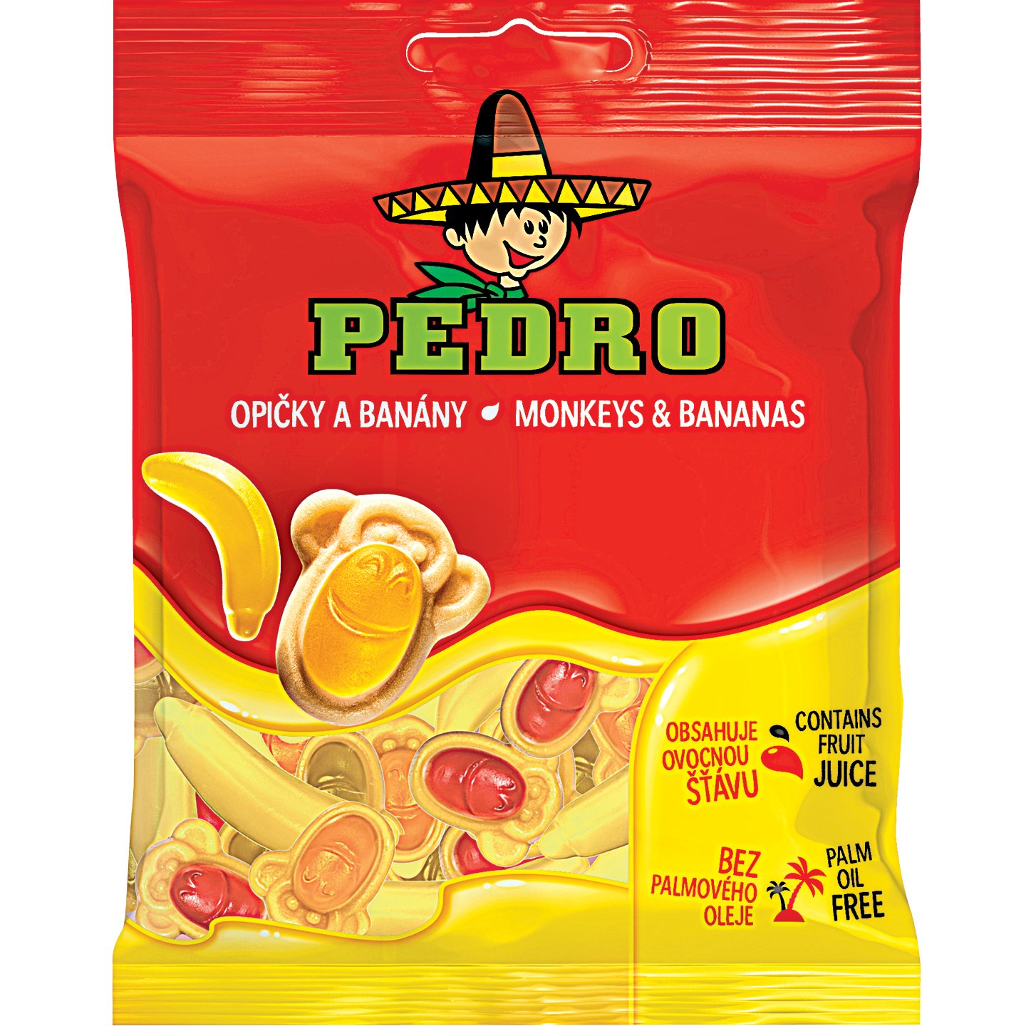 Pedro Monkeys And Bananas Gumicukor