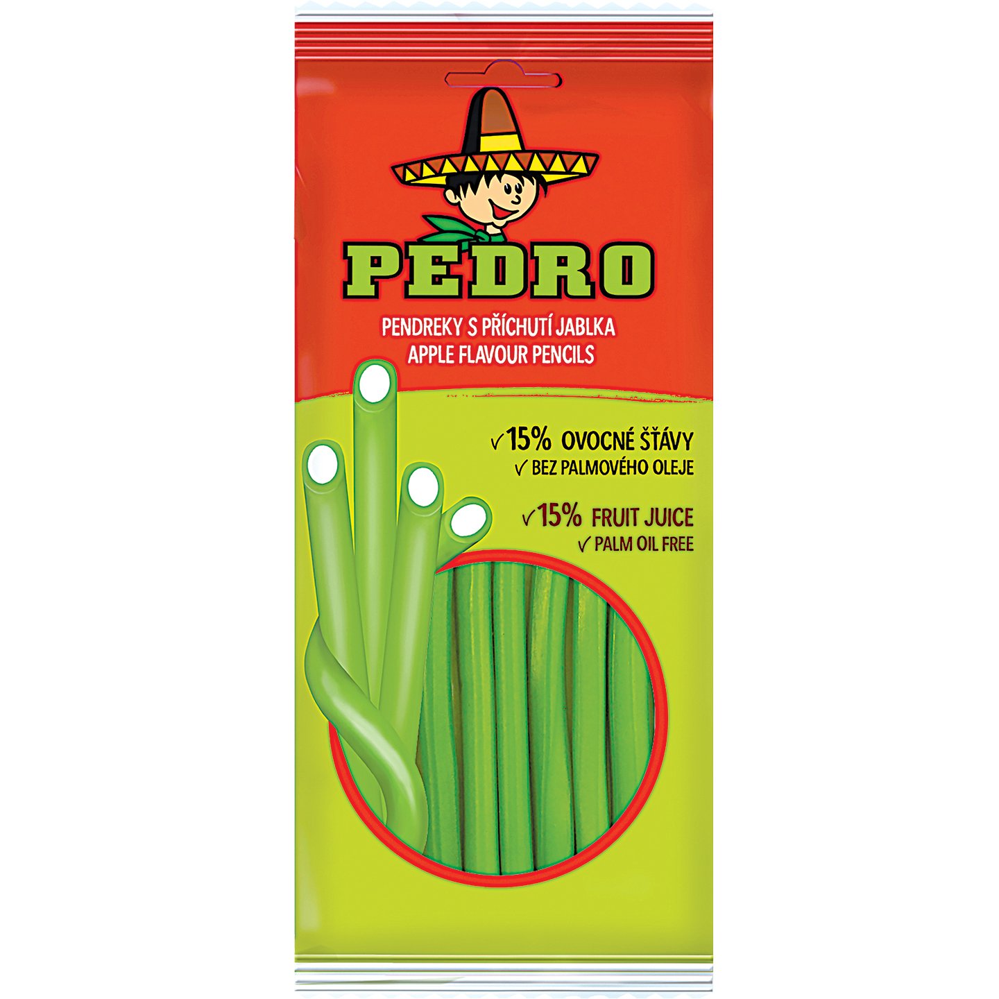 Pedro Apple Pencils Gumicukor
