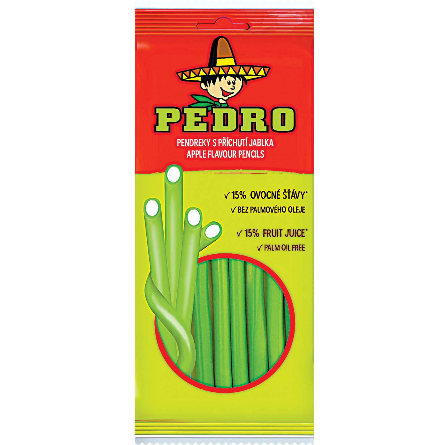 Pedro Apple Pencils Gumicukor