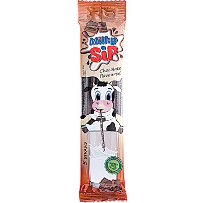 MILKY SIP CSOKOLÁDÉS SZÍVÓSZÁL termékképe