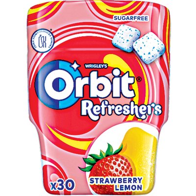 Image of ORBIT BOTTLE STRAWBERRY-LEMON RÁGÓGUMI