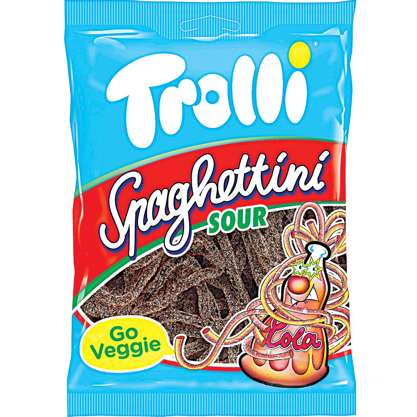 Trolli Spaghetti Cola ízű Gumicukor