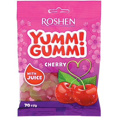 YUMMI GUMMI CHERRY GUMICUKOR termékképe
