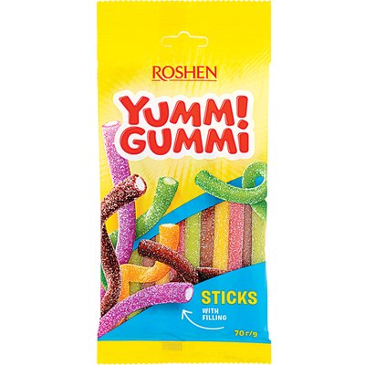 YUMMI GUMMI SOUR SAVANYÚ GUMICUKOR termékképe