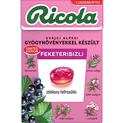 RICOLA FEKETERIBIZLI 40G termékképe