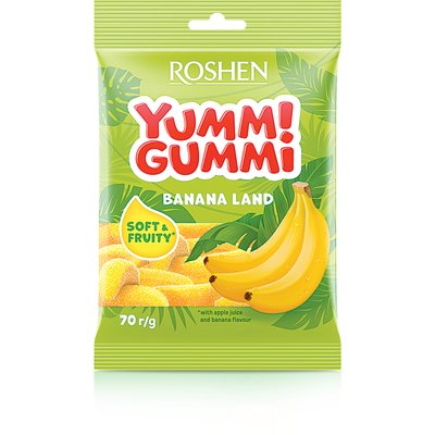 YUMMI GUMMI BANANA LAND GUMICUKOR termékképe