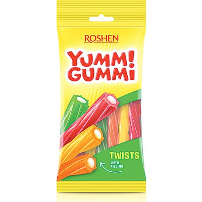YUMMI GUMMI TWISTS GUMICUKOR 70G termékképe