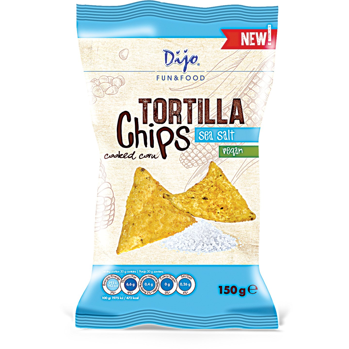 Tortilla Chips Tengeri Sóval