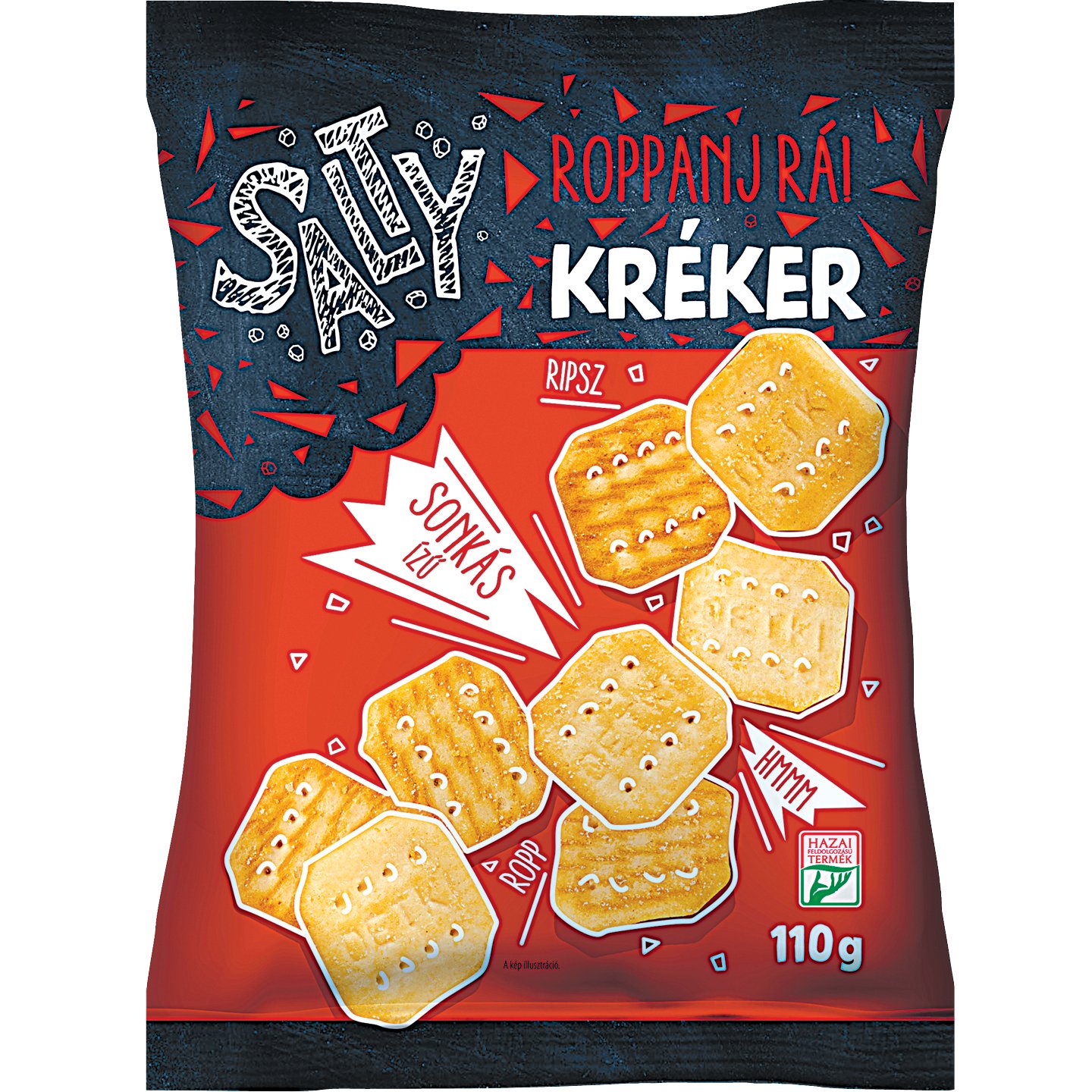 Salty Sonkás ízű Kréker