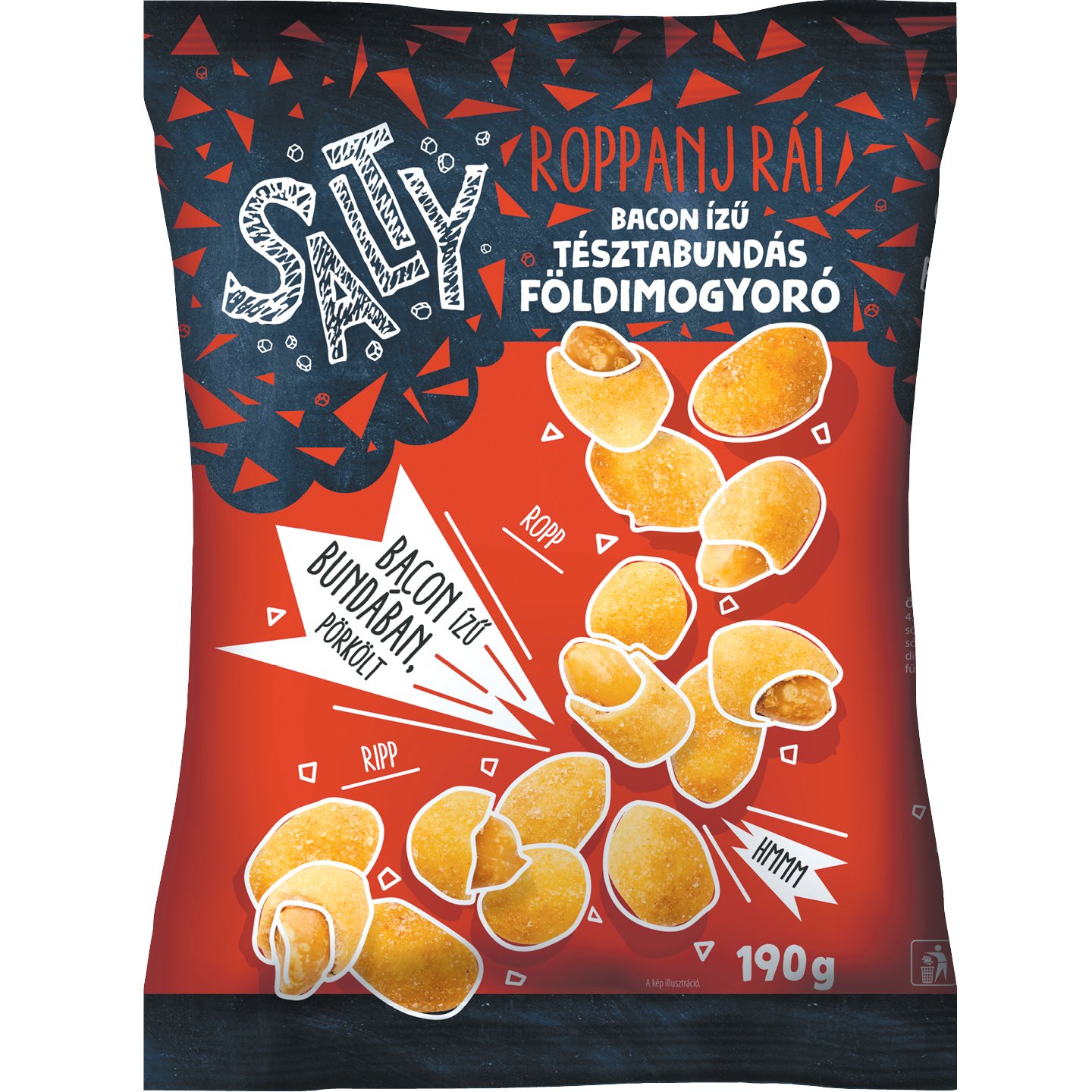 Salty Pörkölt Bacon ízű Tésztabundás Földimogyoró