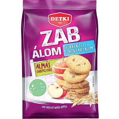 ZAB ÁLOM ALMÁS ZABPELYHES KEKSZ termékképe