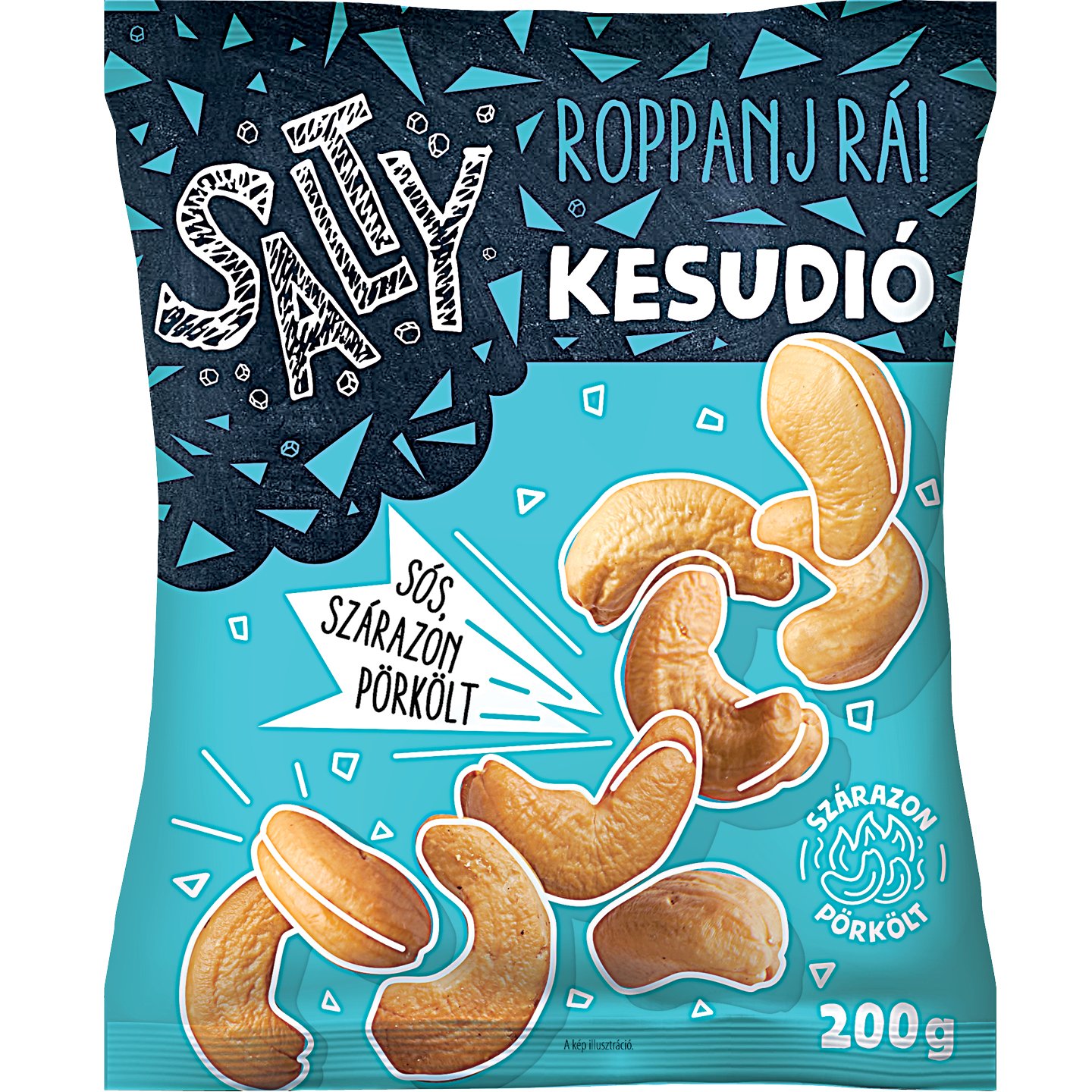 Salty Sós Szárazon Pörkölt Kesudió