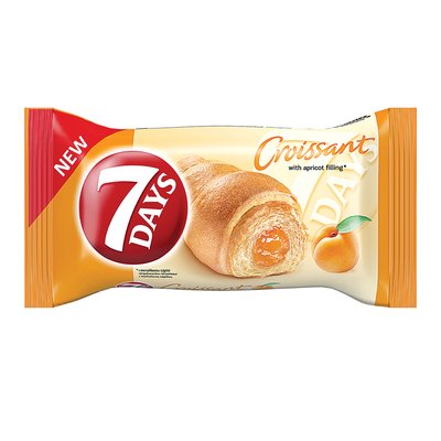 7DAYS SÁRGABARACKOS CROISSANT termékképe