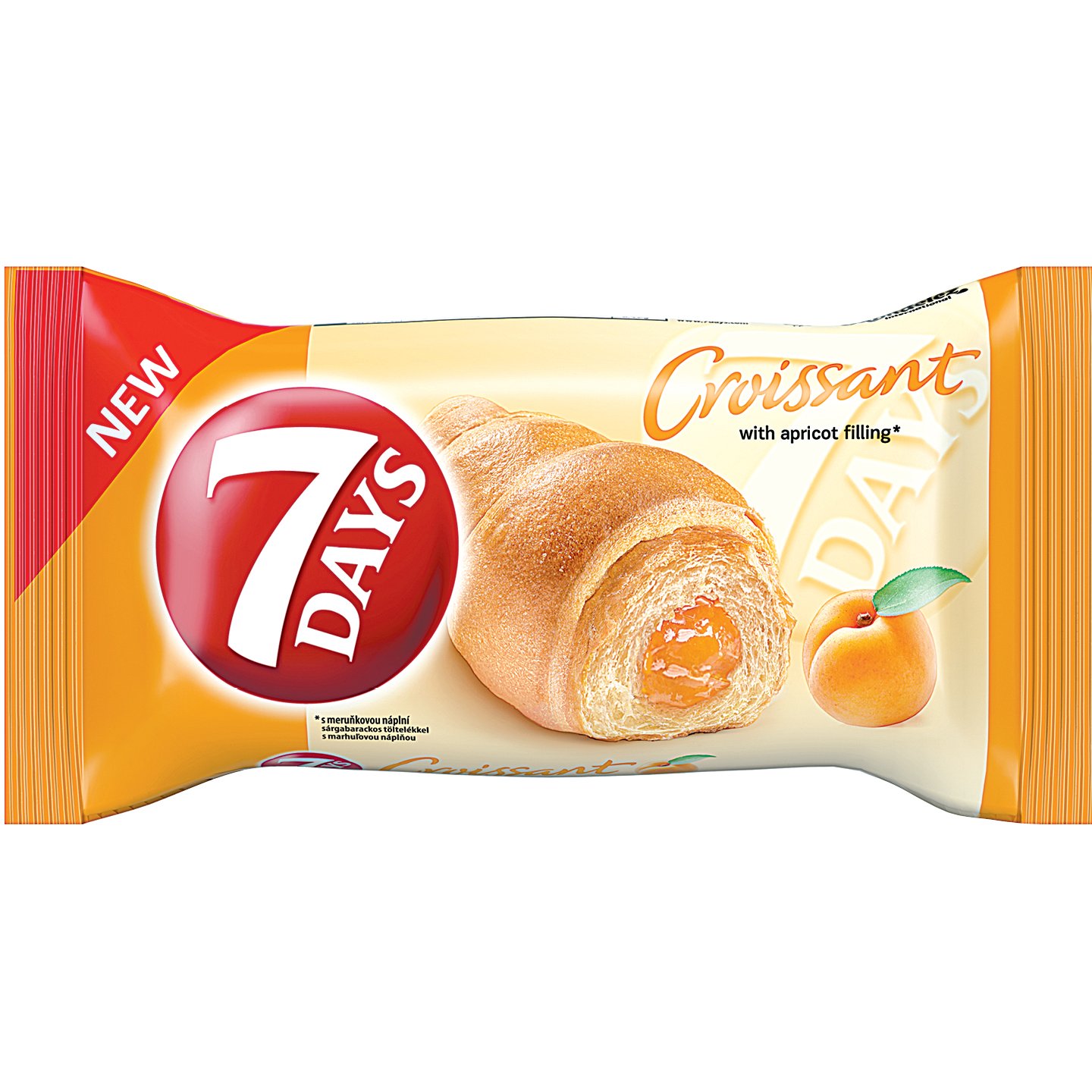 7days Sárgabarackos Croissant