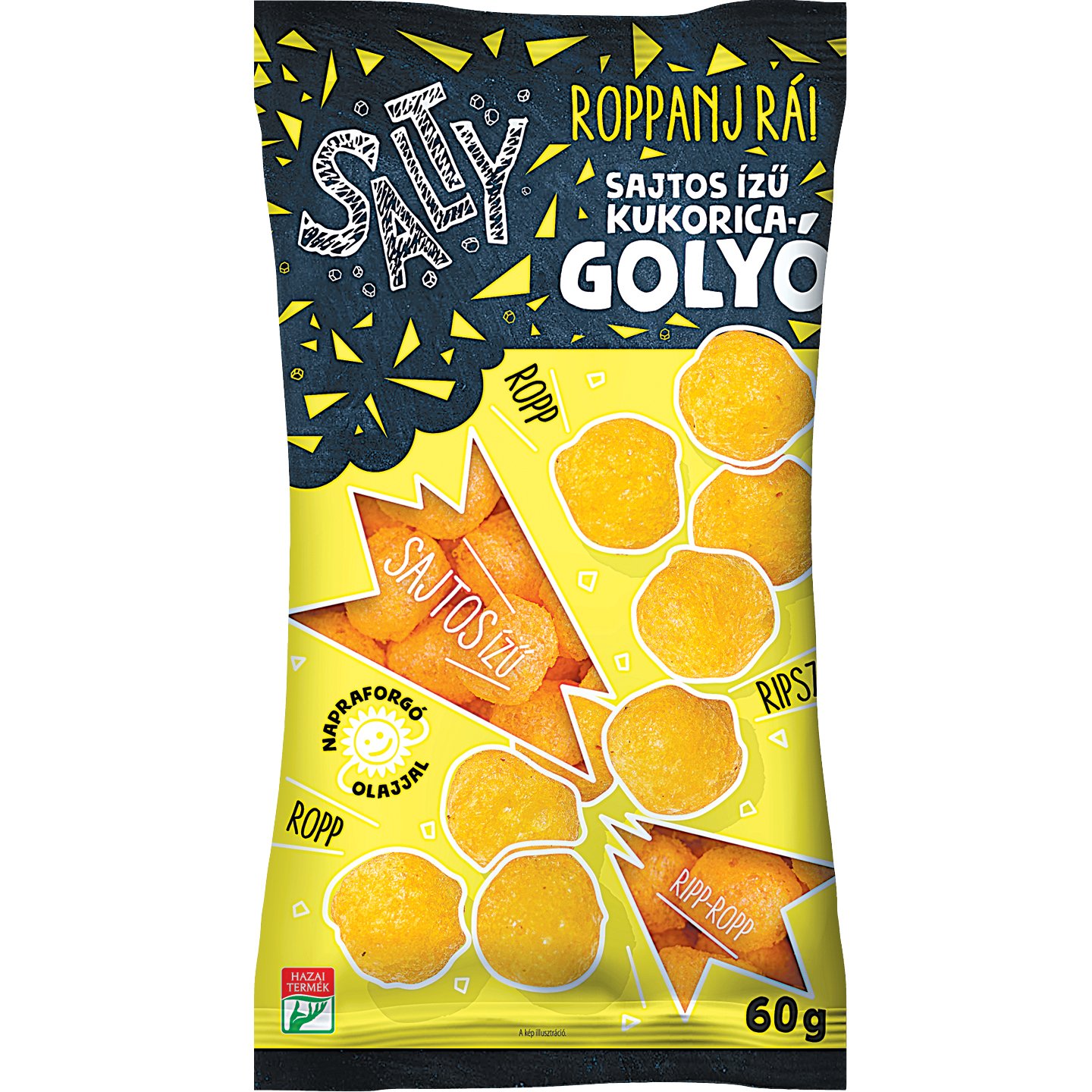 Salty Sajtos ízű Kukoricagolyó