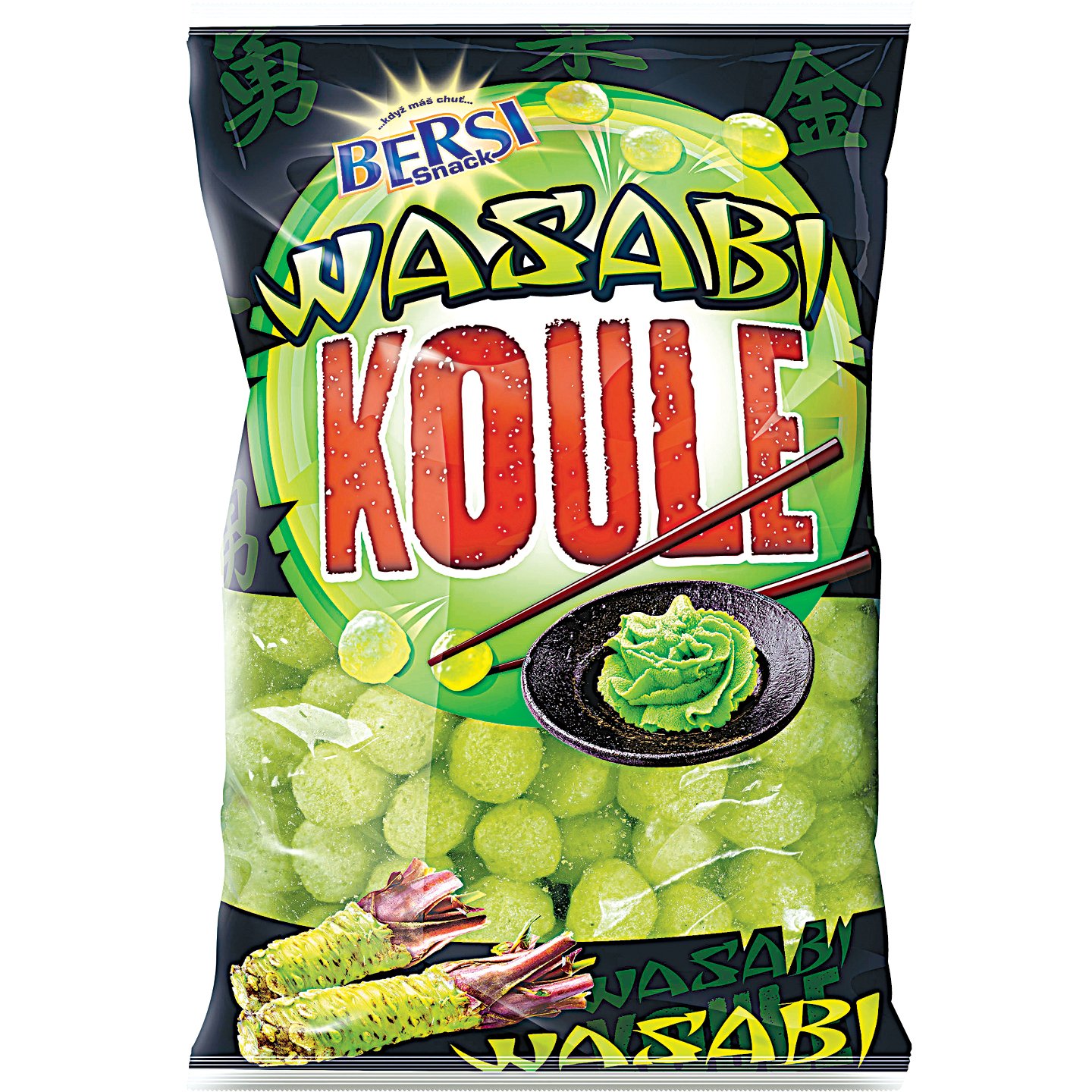 Bersi Extrudált Wasabis Golyók