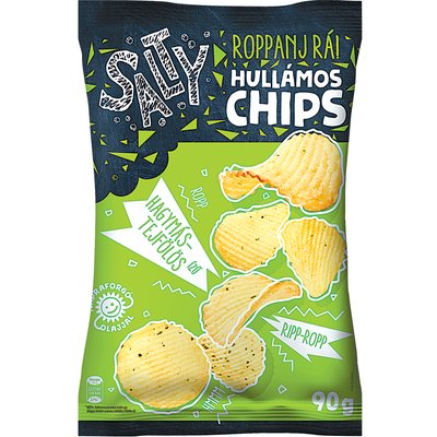 SALTY HULLÁMOS HAGYMÁS-TEJFÖLÖS CHIPS termékképe