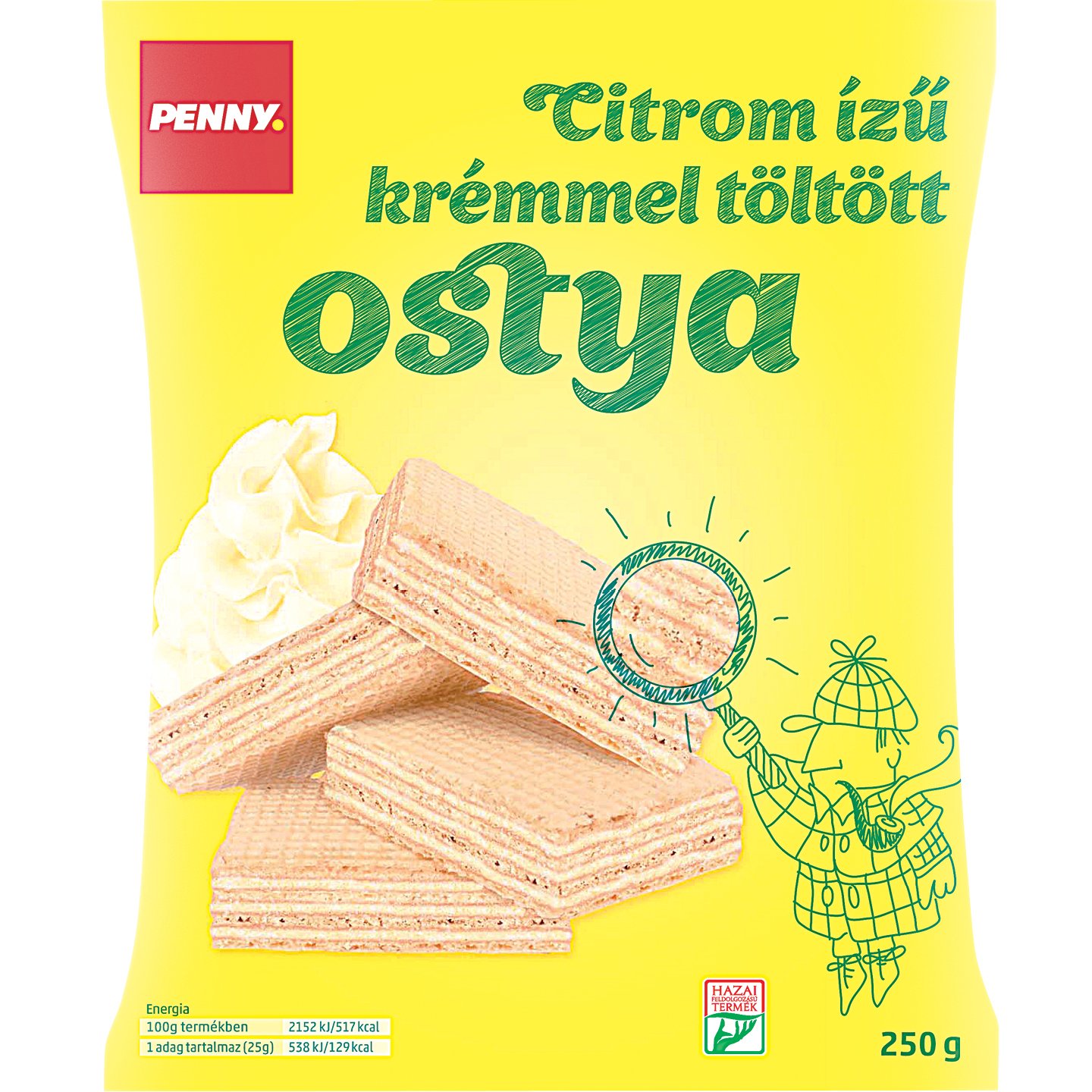 Penny Citrom ízű Töltött Ostya