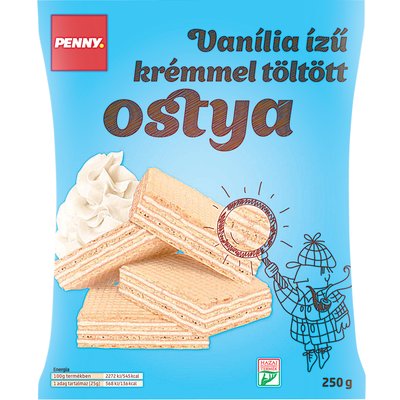 PENNY VANÍLIA ÍZŰ TÖLTÖTT OSTYA termékképe