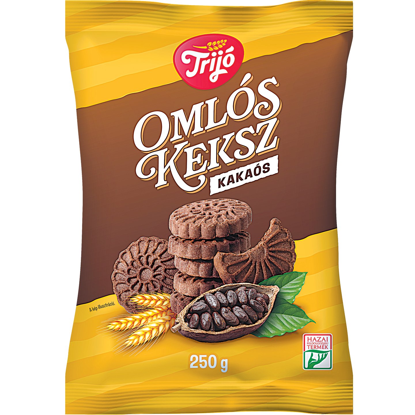 Trijó Kakaós Omlós Keksz