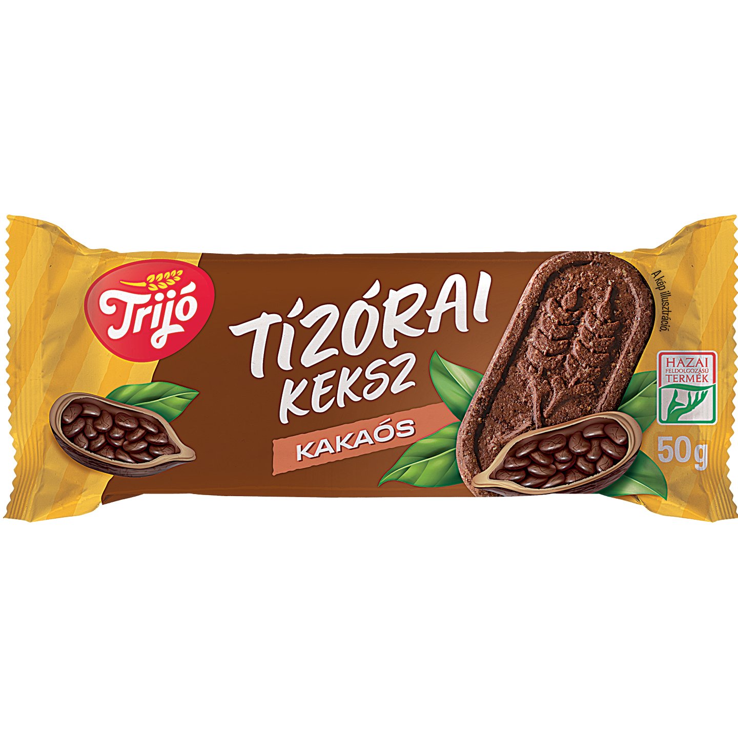Trijó Kakaós Tízórai Keksz