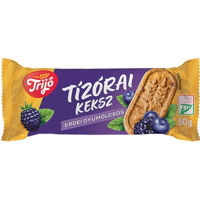 Image of TRIJÓ ERDEI GYÜMÖLCSÖS TÍZÓRAI KEKSZ