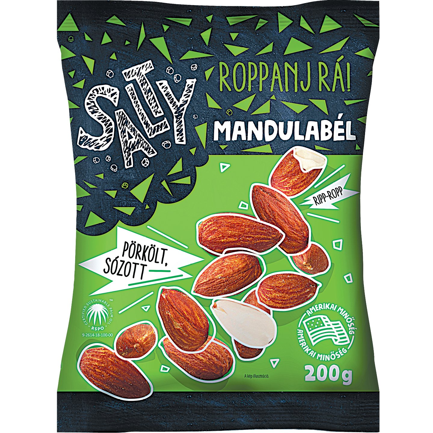 Salty Mandulabél