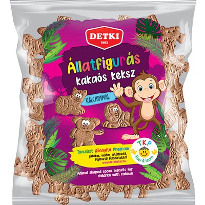 DETKI ÁLLATFIGURÁS KAKAÓS KEKSZ termékképe