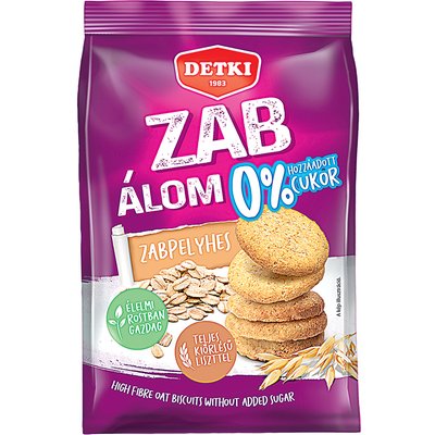 DETKI ZAB ÁLOM ZABPELYHES KEKSZ 0% HOZZÁADOTT CUKORRAL termékképe