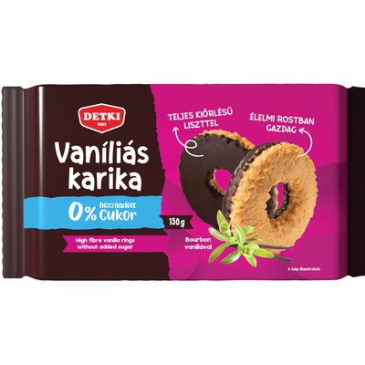 Image of DETKI VANÍLIÁS KARIKA 0% HOZZÁADOTT CUKORRAL