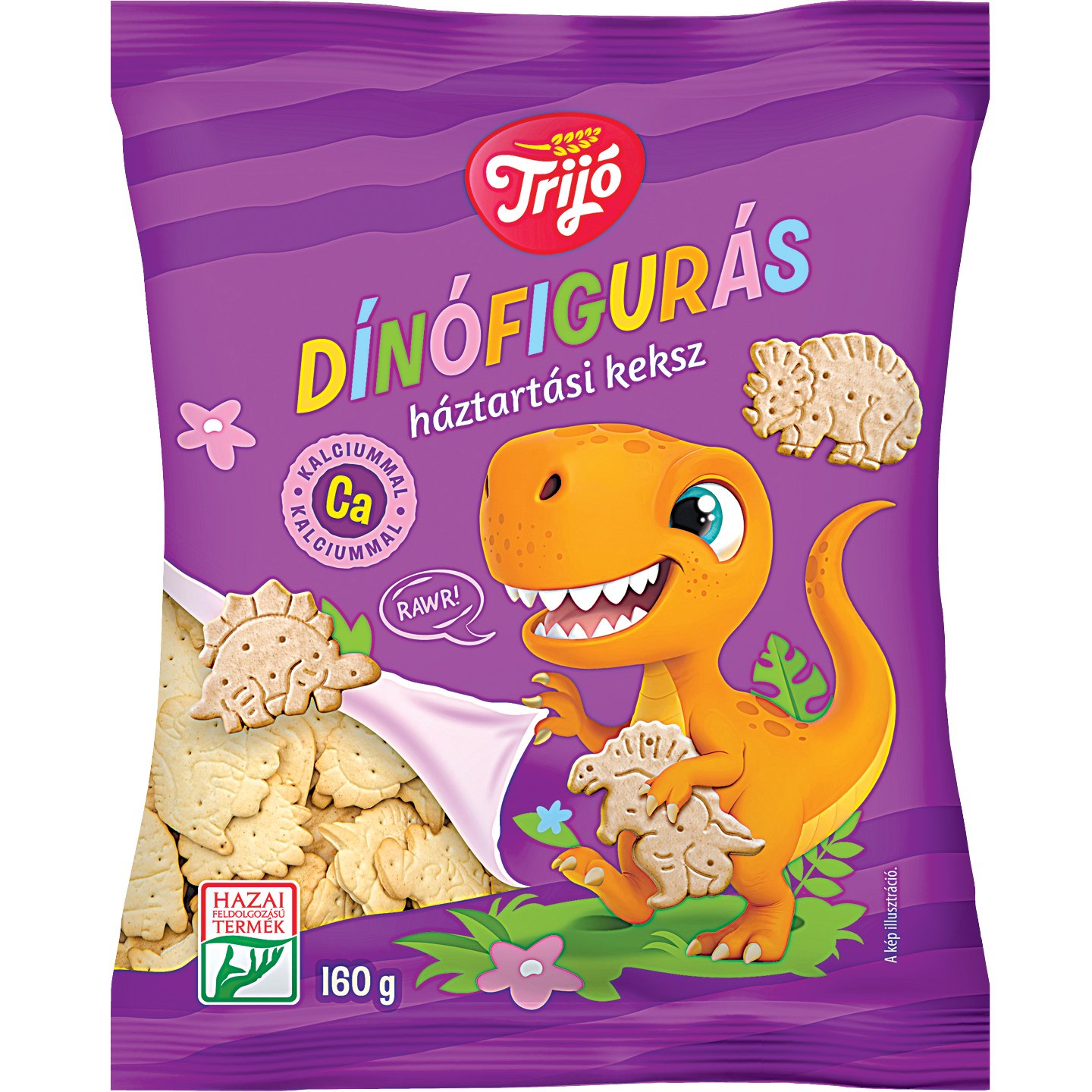 Trijó Dínófigurás Háztartási Keksz