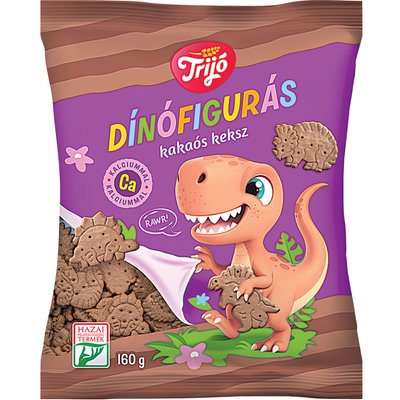 TRIJÓ DÍNÓFIGURÁS KAKAÓS HÁZTARTÁSI KEKSZ termékképe