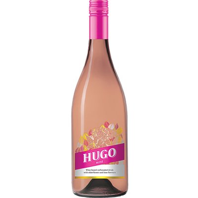 HUGO PINK BODZA-LIME ÍZŰ BORALAPÚ SZÉNSAVAS ITAL +50 FT BETÉTDÍJ termékképe