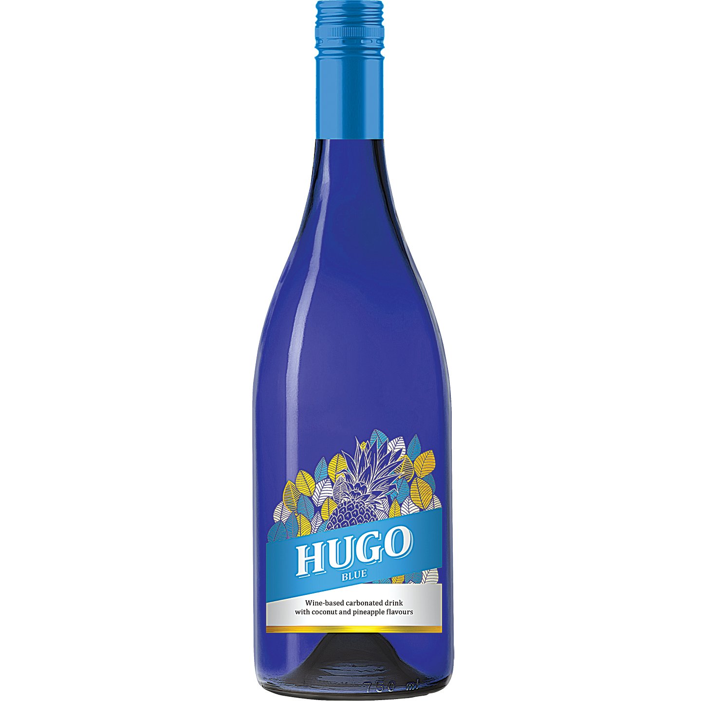 Hugo Blue Kókusz-ananász ízű Boralapú Szénsavas Ital +50 Ft Betétdíj
