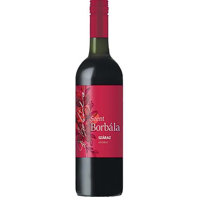 SZENT BORBÁLA SZÁRAZ VÖRÖS +50 FT BETÉTDÍJ termékképe