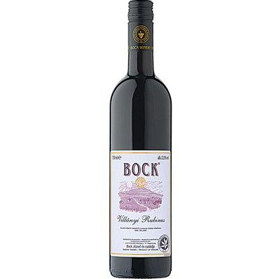 BOCK VILLÁNYI RUBINUS SZÁRAZ VÖRÖSBOR +50 FT BETÉTDÍJ termékképe