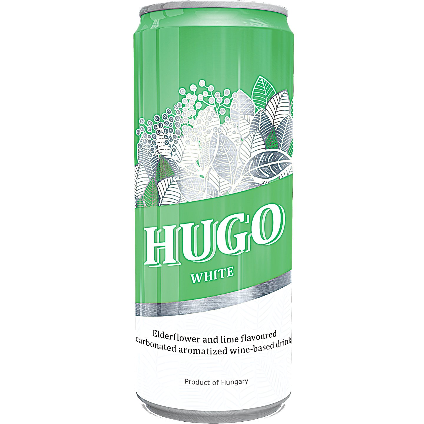 Hugo White Bodza-lime ízű Boralapú Szénsavas Ital