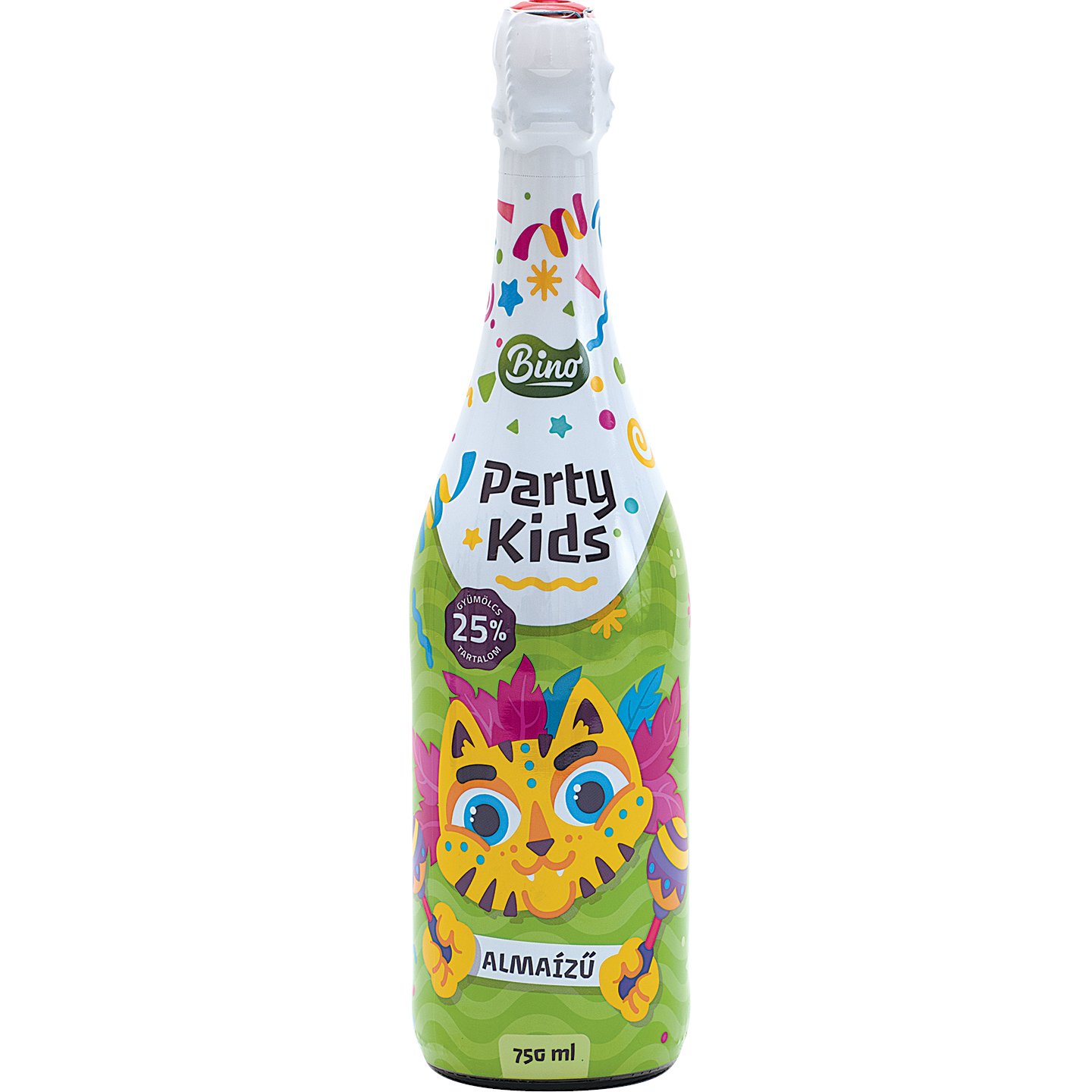 Bino Party Kids Alma ízű Alkoholmentes Pezsgőital